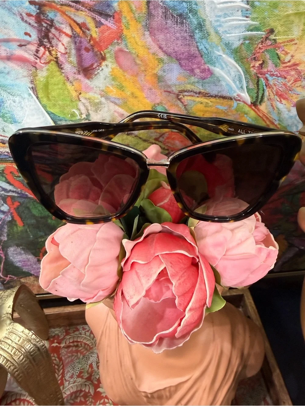 *NWT* Quay Australia ALL TALK Cat Eye Tortoise Shell Sunglasses